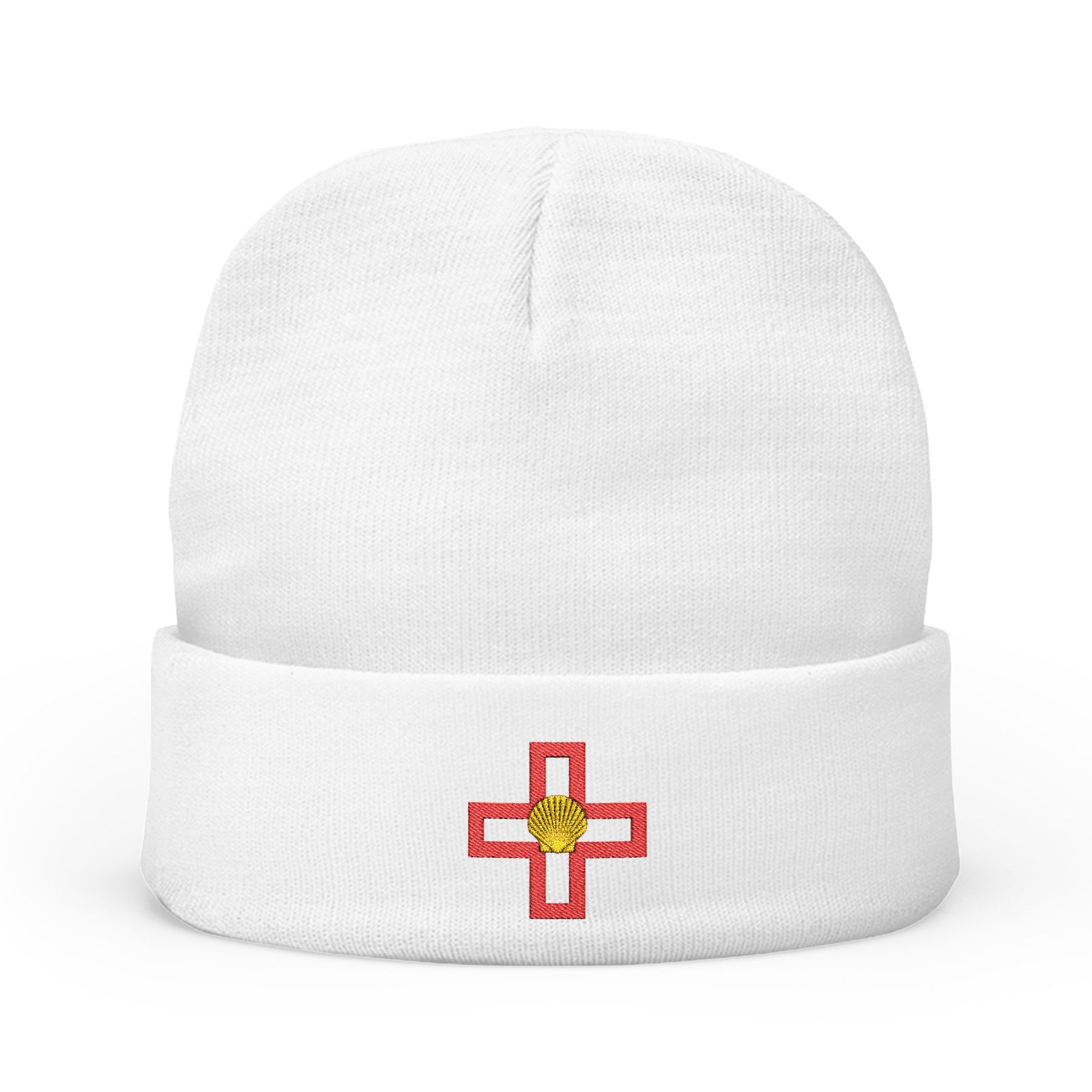 St. Thomas of Acon Beanie - Knit Embroidery Emblem - Bricks Masons