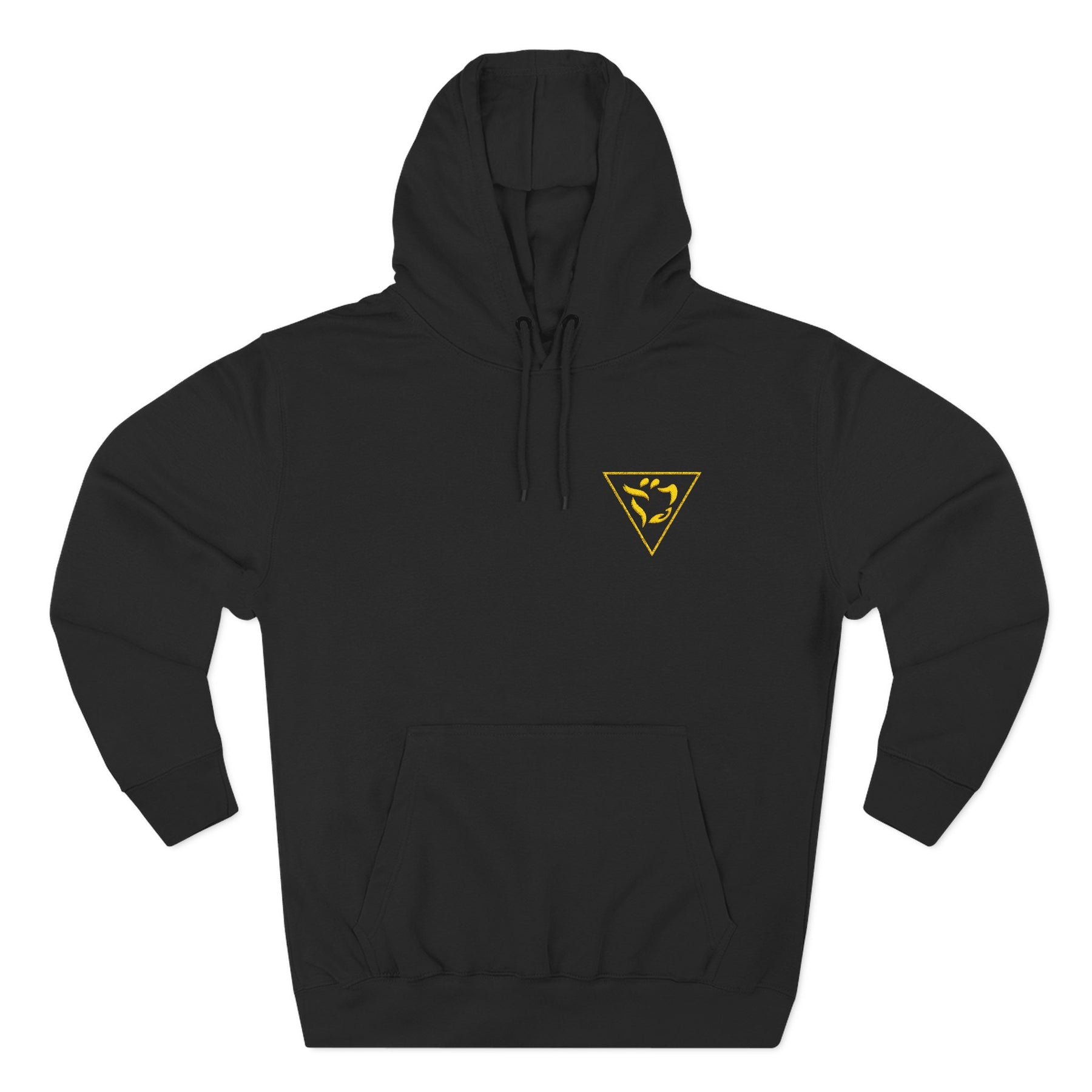 Grand Tiler of Solomon Hoodie - Three-Panel Fleece Front Embroidered Crest - Bricks Masons