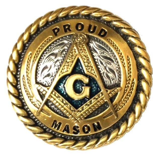 Master Mason Blue Lodge Door Knob - Proud Mason Set of 6 - Bricks Masons