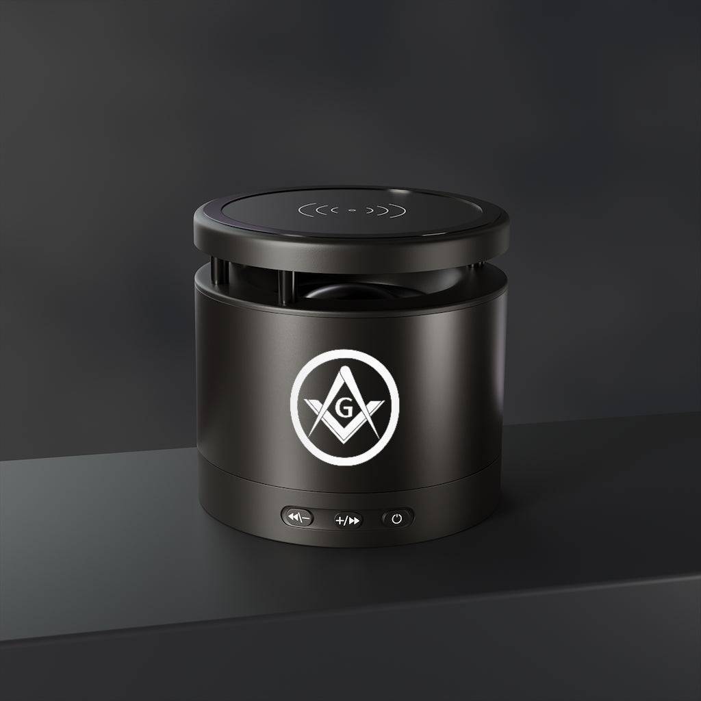 Master Mason Blue Lodge Bluetooth Speaker - Square & Compass G - Bricks Masons