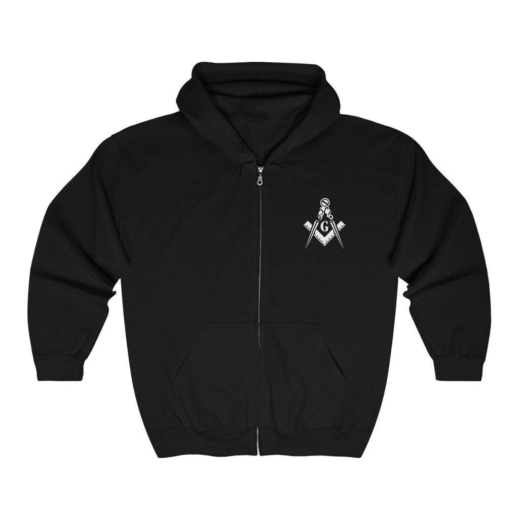 Master Mason Blue Lodge Hoodie - Unisex Square & Compass G - Bricks Masons