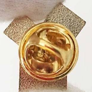 Master Mason Blue Lodge Lapel Pin - The 47th Problem OF Euclid With Square & Compass - Bricks Masons