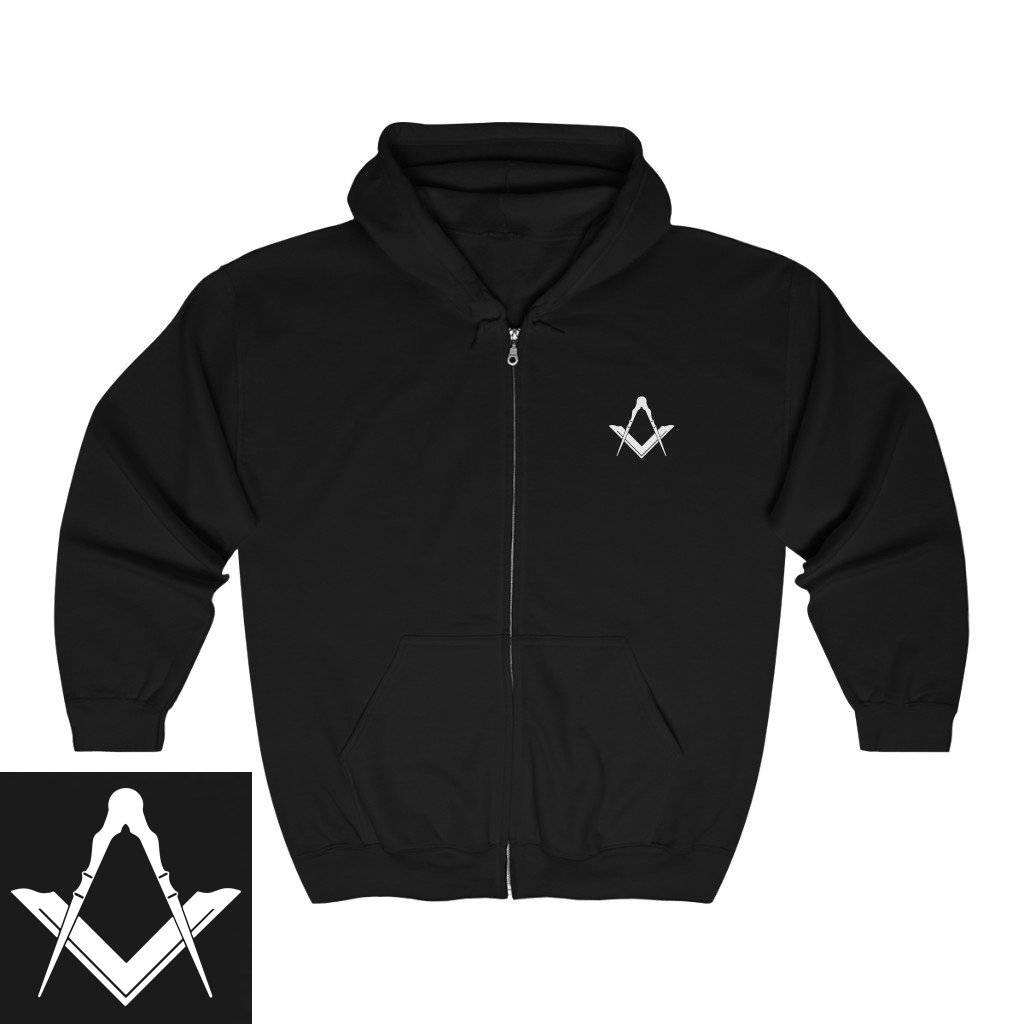 Master Mason Blue Lodge Hoodie - Various Colors Square & Compass G