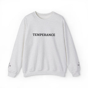 Entered Apprentice Blue Lodge Sweatshirt - Temperance Front & Sleeves Embroidery - Bricks Masons