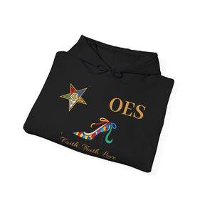 OES Hoodie - Faith Truth & Love with The Colorful Eastern Star - Bricks Masons