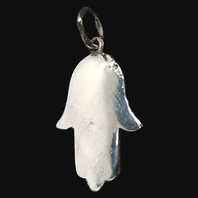 Hand of Fatima Hamsa Pendant in Silver 2 cm Art 1033 - Bricks Masons