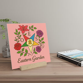 OES Plaque - with Stand - Bricks Masons