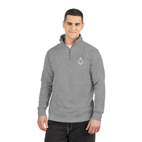 Master Mason Blue Lodge Sweatshirt - Silver Square & Compasses Embroidery - Bricks Masons