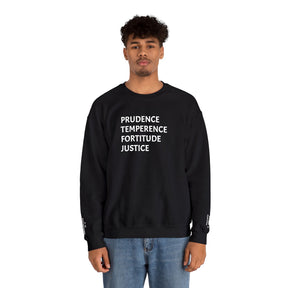 Sweatshirt - The Four Cardinal Virtues - Bricks Masons