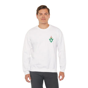 Allied Masonic Degrees Sweatshirt - Crewneck Front Embroidery - Bricks Masons