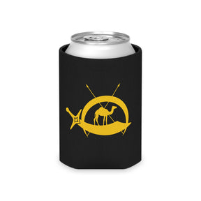 DOKO Can Cooler - Gold & Black With Polyester Exterior - Bricks Masons