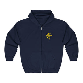Council of Crusaders Hoodie - Embroidered Chest & Back - Bricks Masons