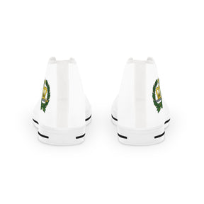 Order of the Amaranth Sneaker - High Top Black & White - Bricks Masons