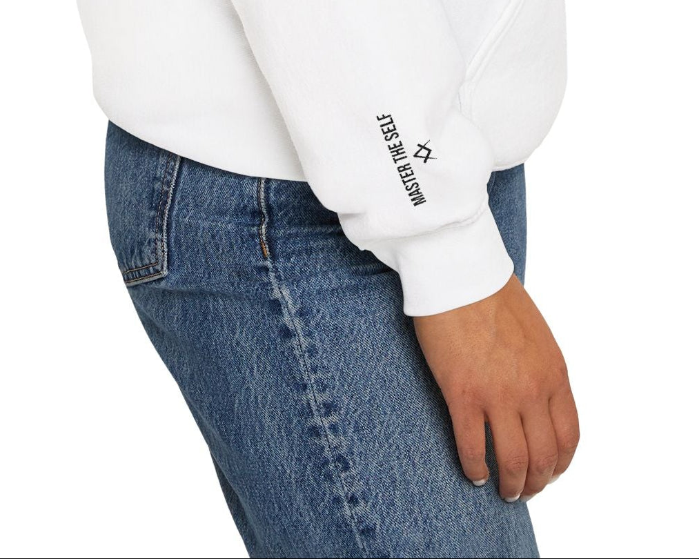 Entered Apprentice Blue Lodge Hoodie - Temperance Front & Sleeves Embroidery - Bricks Masons