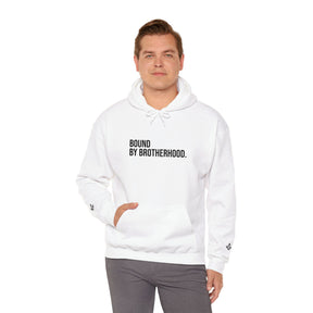 Master Mason Blue Lodge Sweatshirt - Bound By Brotherhood with Square & Compass G Embroidery - Bricks Masons