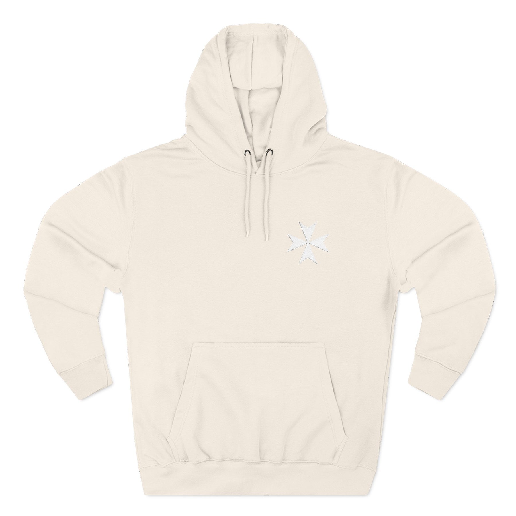 Order of Saint Lazarus Hoodie - Embroidered Chest Logo - Bricks Masons