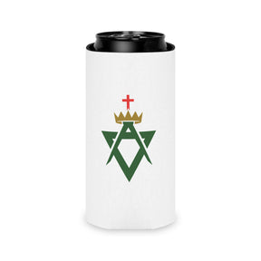 Allied Masonic Degrees Can Cooler - Green & White - Bricks Masons