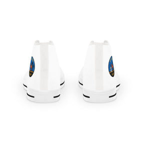 Queen of the South Sneaker - High Top Black & White - Bricks Masons