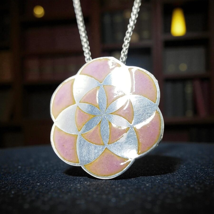Seed of Life Pendant Silver Kabbalah 3 cm 8.5 g Art 1122 - Bricks Masons