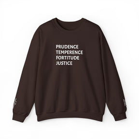 Sweatshirt - The Four Cardinal Virtues - Bricks Masons