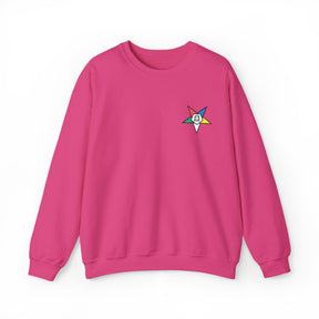 OES Sweatshirt - Crewneck Embroidered Emblem - Bricks Masons