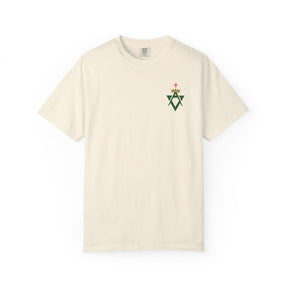 Allied Masonic Degrees T-Shirt - Cotton Garment-Dyed Tee Various Colors - Bricks Masons