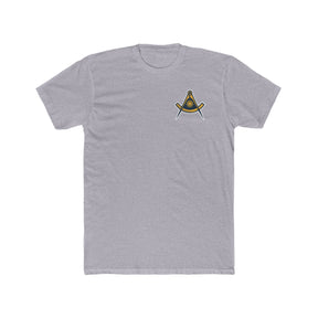 Past Master Blue Lodge T-shirt - Square & Quadrant Cotton Crew Tee