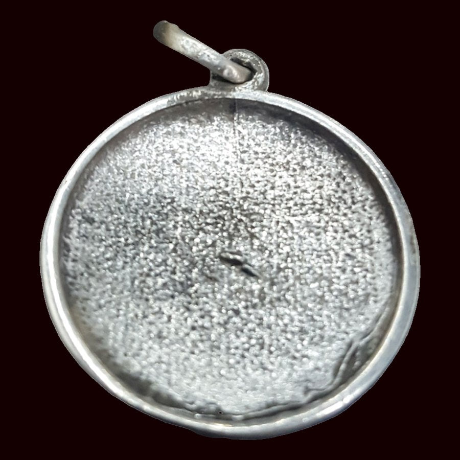 Wicca Pendant Fifth Pentacle Saturn Silver 3 Cm Art 119 - Bricks Masons