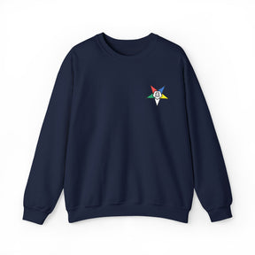OES Sweatshirt - Crewneck Embroidered Emblem - Bricks Masons