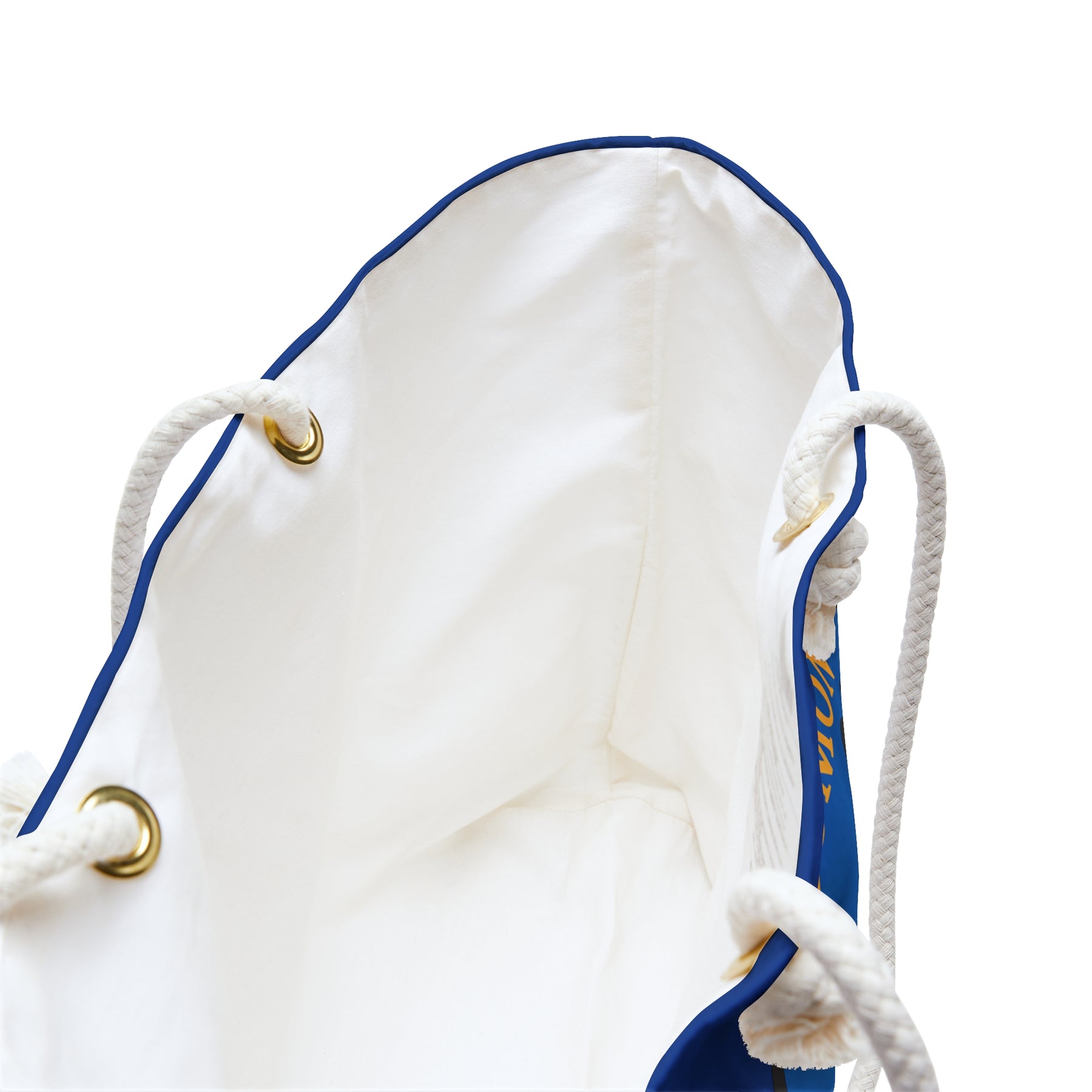 Queen of the South Travel Bag - Blue Spun Polyester With Rope Handles - Bricks Masons