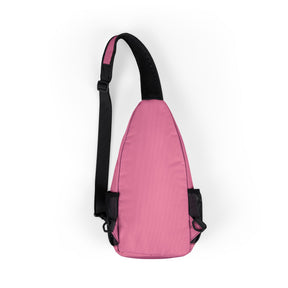 DOI Crossbody Bag - Pink Nylon With Multiple Pockets - Bricks Masons