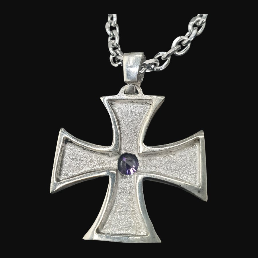 Maltese Templar Cross in Silver 4 x 3 cm 10 g Art 298 - Bricks Masons