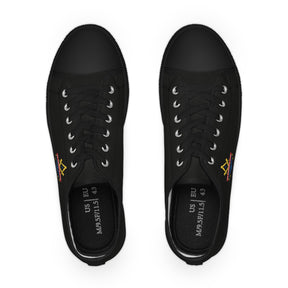 National Sojourners Sneaker - Low Top Sneaker Black & White - Bricks Masons