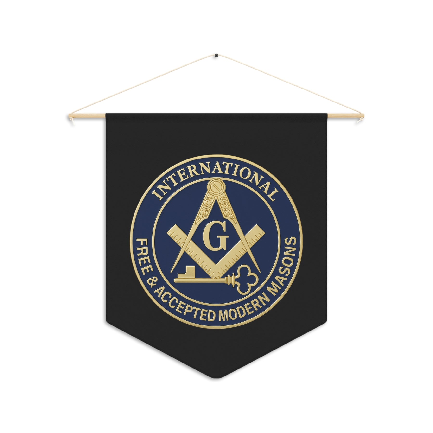 International Masons Pennant - Free and Accepted Modern Masons - Bricks Masons