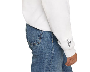 Entered Apprentice Blue Lodge Sweatshirt - Temperance Front & Sleeves Embroidery - Bricks Masons