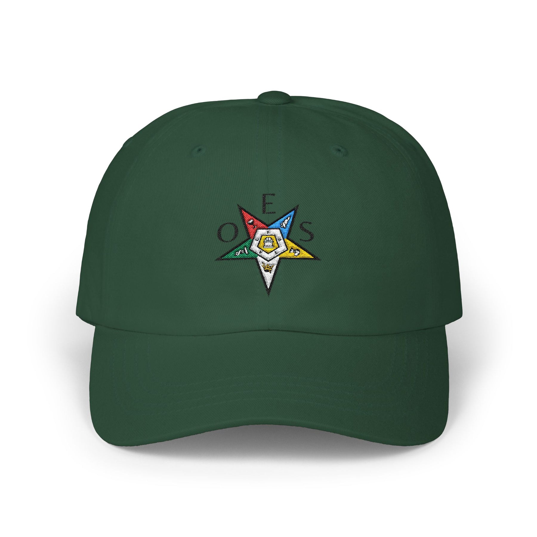 OES Baseball Cap - Various Colors Embroidery OES Emblem Pointing Down - Bricks Masons