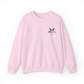OES Sweatshirt - Crewneck Embroidered Emblem - Bricks Masons