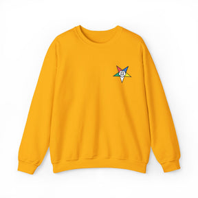 OES Sweatshirt - Crewneck Embroidered Emblem - Bricks Masons