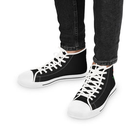 Allied Masonic Degrees Sneaker - High Top Black & White AMD Emblem - Bricks Masons