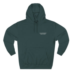 Master Mason Blue Lodge Hoodie - Three-Panel Fleece Front Embroidery - Bricks Masons