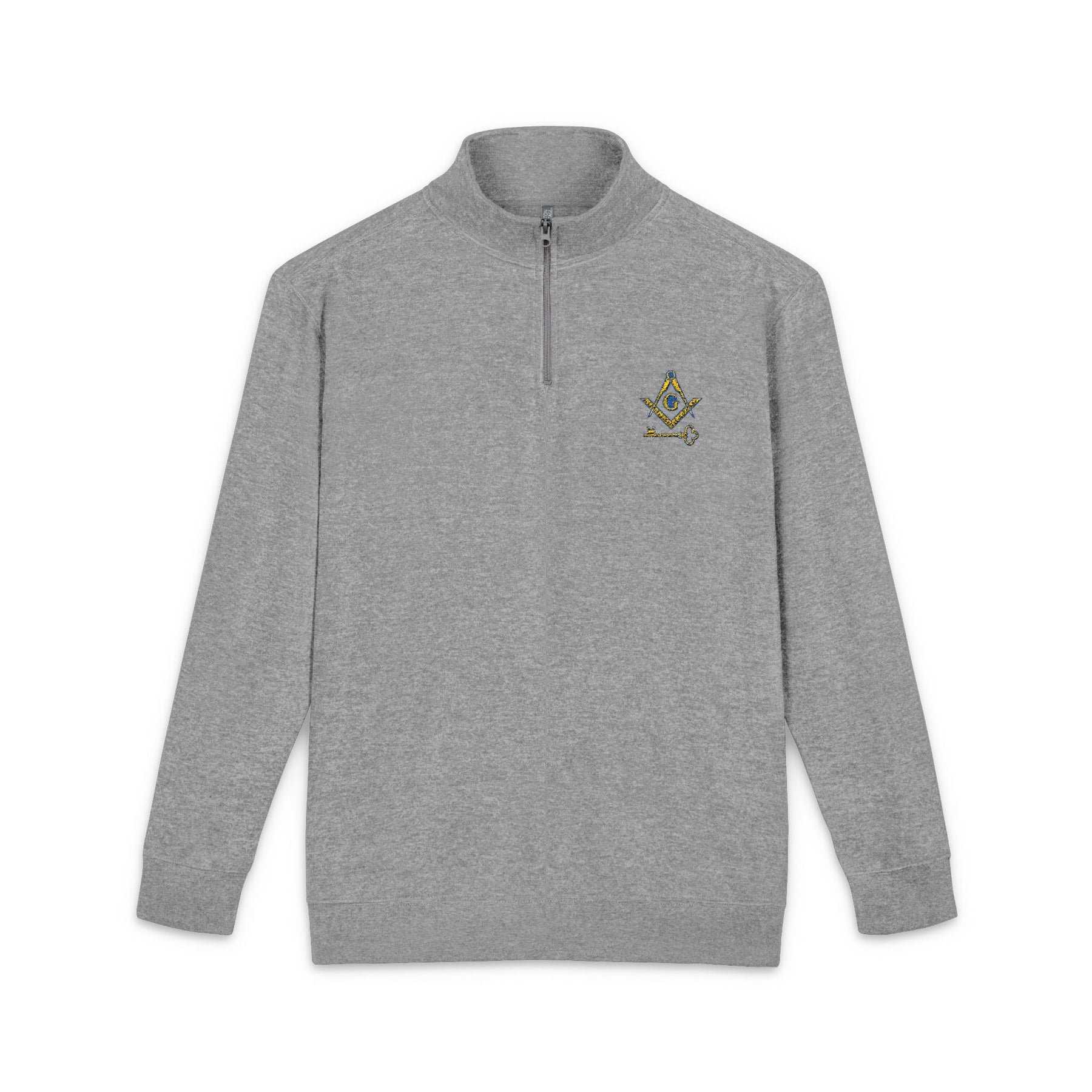 International Masons Sweatshirt - Embroidered Square & Compass G with Key - Bricks Masons