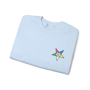OES Sweatshirt - Crewneck Embroidered Emblem - Bricks Masons