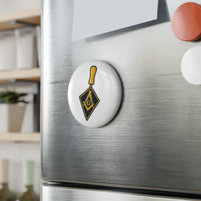 Master Mason Blue Lodge Magnet - Decorative Refrigerator - Bricks Masons