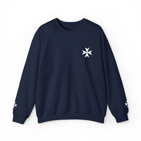 Order of Saint Lazarus Sweatshirt - Crewneck Signature Stitch Design - Bricks Masons