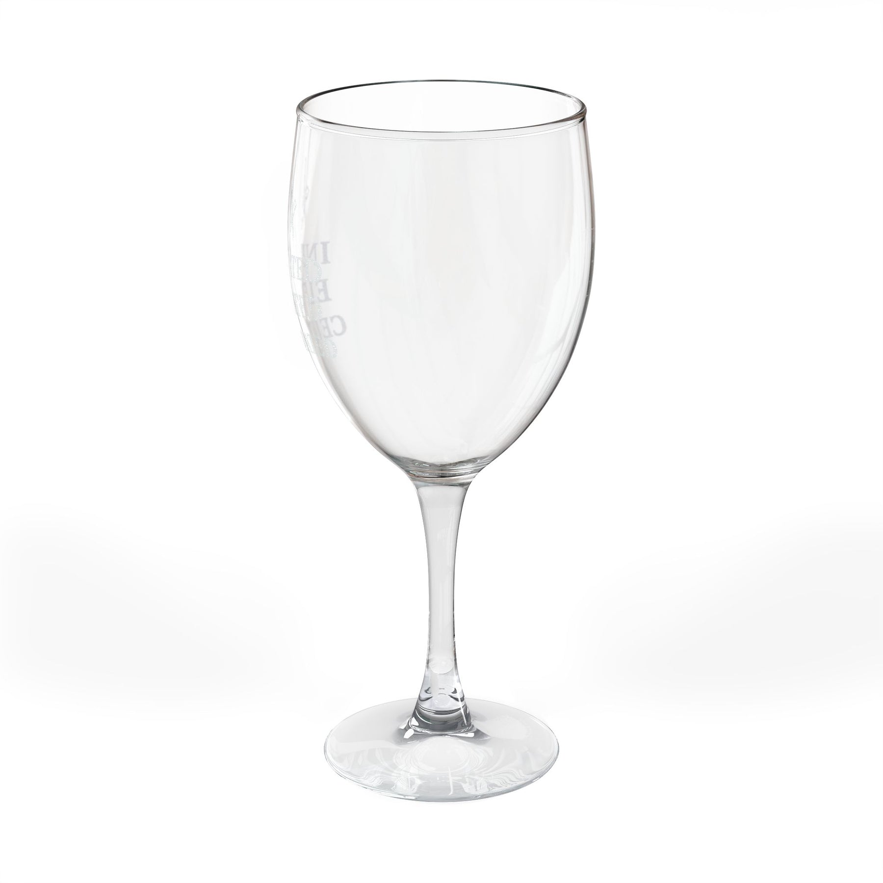 Master Mason Blue Lodge Wine Glass - Square & Compass G Initiated Elevated Celebrated