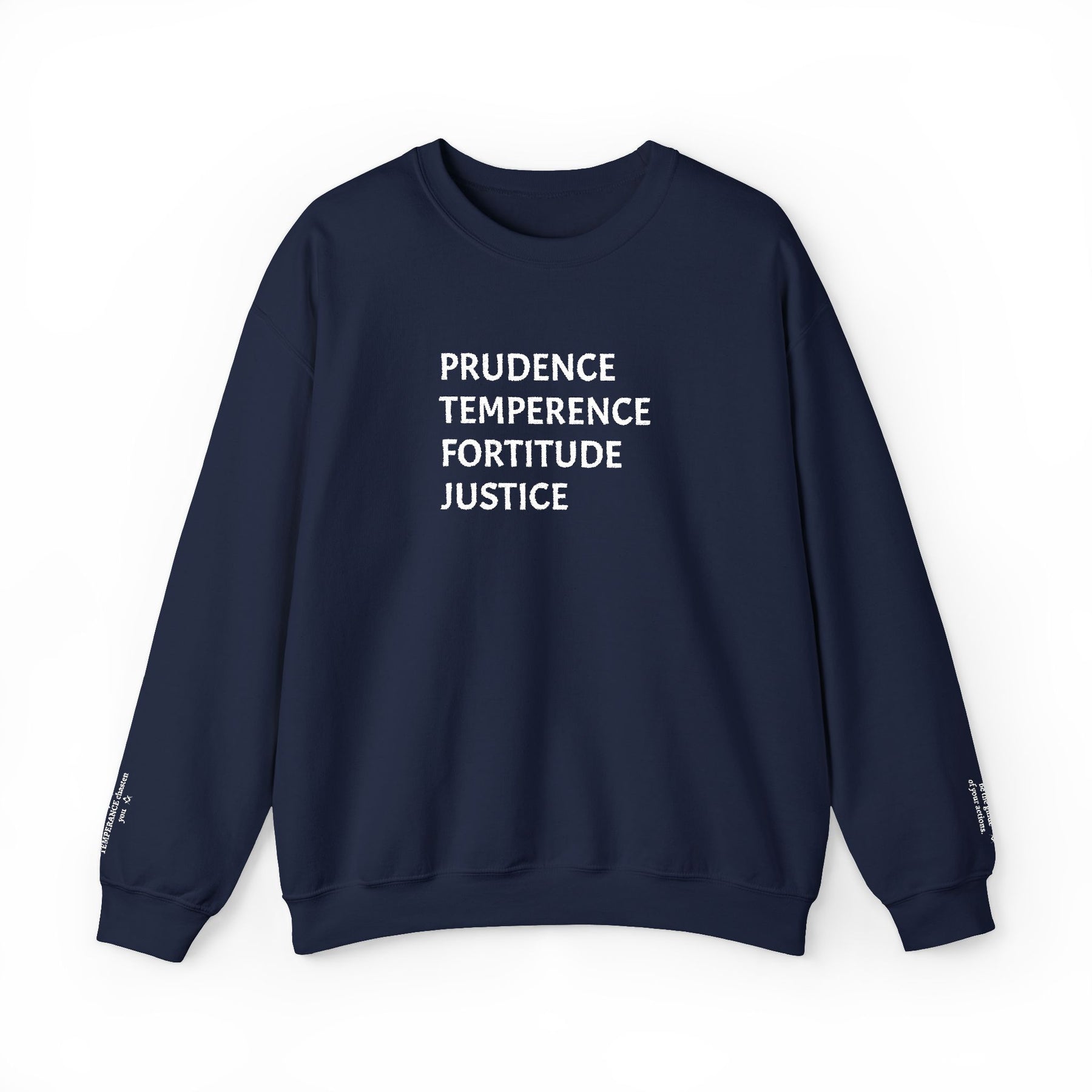 Sweatshirt - The Four Cardinal Virtues - Bricks Masons