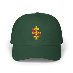 Red Branch of Eri Baseball Cap - Cotton Red & Gold Emblem Various Colors - Bricks Masons