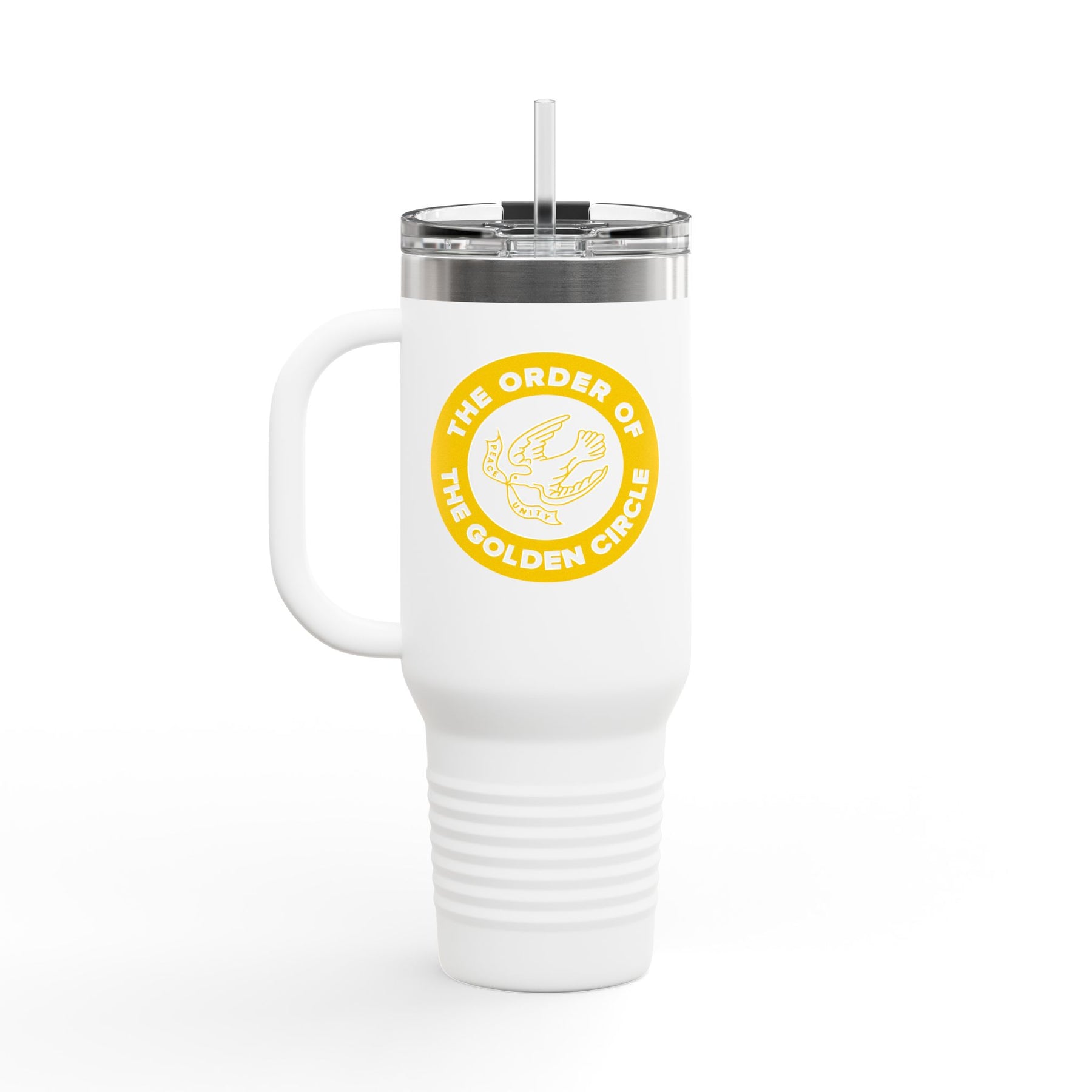 The Order of the Golden Circle Ringneck Tumbler - 40oz Stainless Steel & Insulated - Bricks Masons