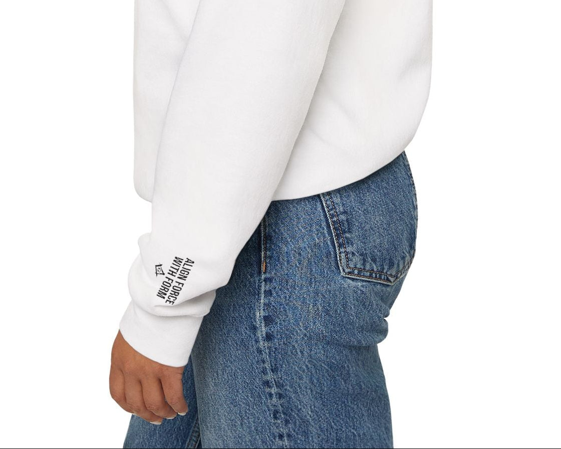 Master Mason Blue Lodge Sweatshirt - Beauty Front & Sleeves Embroidery - Bricks Masons