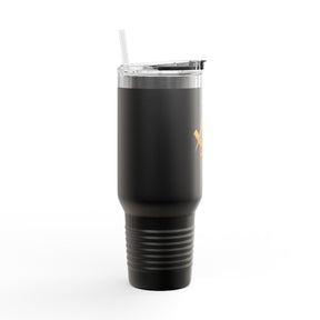 Widows Sons Ringneck Tumbler - Square & Compass with Skull and Bones - Bricks Masons